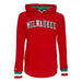 MITCHELL & NESS Maglietta Manica Lunga Uomo Nba Legendary Slub L/s Hoodie Milbuc Scarlet da uomo