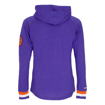 MITCHELL &amp; NESS Maglietta Manica Lunga Uomo Nba Legendary Slub L/s Hoodie Phosun Purple da uomo