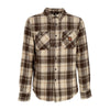 SANTA CRUZ Camicia Manica Lunga Uomo Apex L/s Shirt Brown Check da uomo