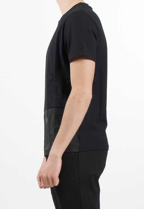 GCDS T-SHIRT BAND LOGO NYLON REGULAR T-SHIRT da uomo
