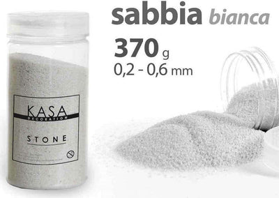 Sabbia Decorative Vaso Piante Lavoretti Decoupage 370gr Bianca 0.2-0.6 Mm 735622 Giardino e giardinaggio/Decorazioni per il giardino/Stagni e giardini acquatici/Ciottoli Trade Shop italia - Napoli, Commerciovirtuoso.it