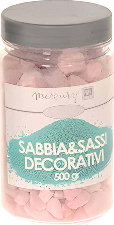 Sabbia e sassi colorati, ciottoli per interno ed esterno, confezione in barattolo da 500 gr Casa e cucina/Decorazioni per interni/Accessori decorativi/Soprammobili Decor Space - Altamura, Commerciovirtuoso.it