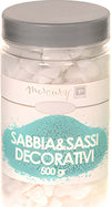 Sabbia e sassi colorati, ciottoli per interno ed esterno, confezione in barattolo da 500 gr Casa e cucina/Decorazioni per interni/Accessori decorativi/Soprammobili Decor Space - Altamura, Commerciovirtuoso.it