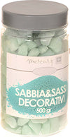 Sabbia e sassi colorati, ciottoli per interno ed esterno, confezione in barattolo da 500 gr Casa e cucina/Decorazioni per interni/Accessori decorativi/Soprammobili Decor Space - Altamura, Commerciovirtuoso.it