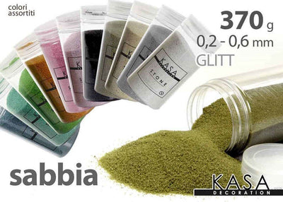 Sabbia Glitt Colorata Decorativa Decoupage 370 Gr 0,2-0,6 Mm Vari Colori 712623 Giardino e giardinaggio/Decorazioni per il giardino/Stagni e giardini acquatici/Ciottoli Trade Shop italia - Napoli, Commerciovirtuoso.it