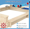 Sabbiera-per-Bambini-3-7-Anni-con-Tettuccio-e-Set-da-Cucina,-in-Legno-di-Abete,-180x103x144.5-cm-ED4343-061V00NDED4
