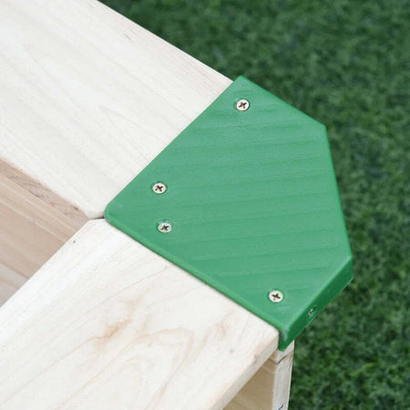 Sabbiera-per-Bambini-in-Legno-con-Panca-e-Tettuccio-Parasole-Regolabile,-120x120x120cm,-Colore-Legno-e-Blu-ED5343-035ED5