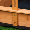 Sabbiera-per-Bambini-in-Legno-con-Tettuccio-Regolabile,-Sedute-e-Vaschette,-107.5x107.5x110-cm-FG6343-053FG6