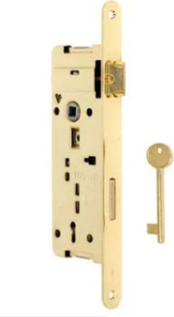 SACAR---SERRATURA-A-FORO-CON-CHIAVE-DA-INFILARE-35MM---IN-ACCIAIO-OTTONATO