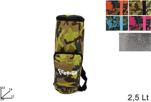 Sacca Borsa Porta Bottiglie Termica 2,5 Lt Mimetico Spiaggia Mare Freddo Caldo Sport e Tempo Libero > Tempo Libero > Borse Termiche Trade Shop italia - Napoli, Commerciovirtuoso.it