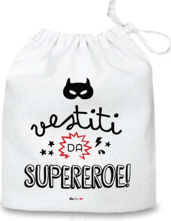 Sacca organizer Dudecor Vestiti Supereroe Moda/Valigie borse e accessori da viaggio/Zaini/Zainetti per bambini Scontolo.net - Potenza, Commerciovirtuoso.it