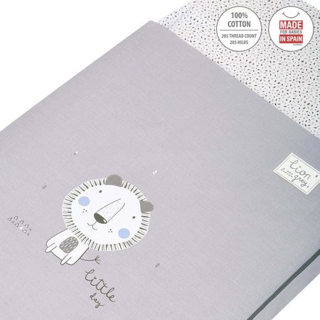 Sacca Piumone Culla I/V Be Lion Grigio 49.5X83.5X2 Cm Casa e cucina/Tessili per la casa/Biancheria per culle e lettini/Biancheria bimbi/Piumini La Casa Del Bebè - Napoli, Commerciovirtuoso.it