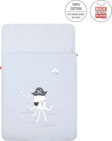 Sacca Piumone Culla I/V Be Ocean Grigio 49.5X83.5X2 Cm Casa e cucina/Tessili per la casa/Biancheria per culle e lettini/Biancheria bimbi/Piumini La Casa Del Bebè - Napoli, Commerciovirtuoso.it