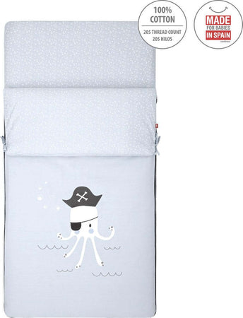 Sacca Piumone Culla I/V Be Ocean Grigio 60X120X3 Cm Casa e cucina/Tessili per la casa/Biancheria per culle e lettini/Biancheria bimbi/Piumini La Casa Del Bebè - Napoli, Commerciovirtuoso.it