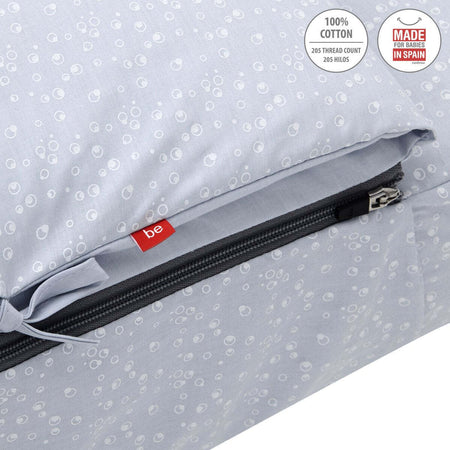 Sacca Piumone Culla I/V Be Ocean Grigio 60X120X3 Cm Casa e cucina/Tessili per la casa/Biancheria per culle e lettini/Biancheria bimbi/Piumini La Casa Del Bebè - Napoli, Commerciovirtuoso.it