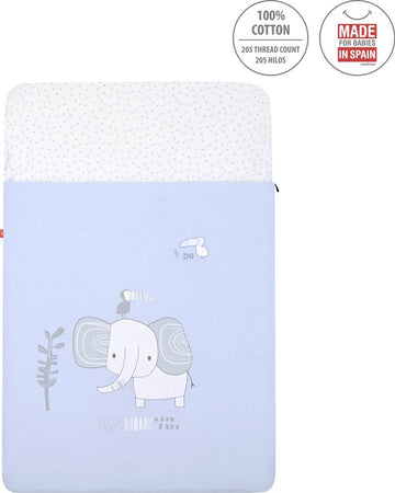 Sacca Piumone Culla I/V Be Zoe Azzurro 49.5X83.5X2 Cm Casa e cucina/Tessili per la casa/Biancheria per culle e lettini/Biancheria bimbi/Piumini La Casa Del Bebè - Napoli, Commerciovirtuoso.it