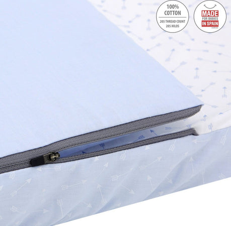 Sacca Piumone Culla I/V Be Zoe Azzurro 49.5X83.5X2 Cm Casa e cucina/Tessili per la casa/Biancheria per culle e lettini/Biancheria bimbi/Piumini La Casa Del Bebè - Napoli, Commerciovirtuoso.it