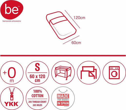 Sacca Piumone I/V Be Lion Grigio 60X120X3 Cm Casa e cucina/Tessili per la casa/Biancheria per culle e lettini/Biancheria bimbi/Piumini La Casa Del Bebè - Napoli, Commerciovirtuoso.it