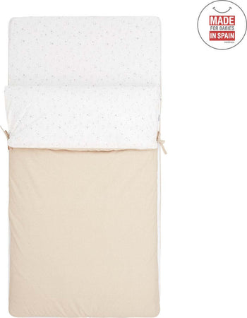 Sacca Piumone I/V Sky Beige Casa e cucina/Tessili per la casa/Biancheria per culle e lettini/Biancheria bimbi/Piumini La Casa Del Bebè - Napoli, Commerciovirtuoso.it