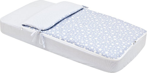 Sacca Piumone I/V Star Azzurro 60X120X3 Cm Casa e cucina/Tessili per la casa/Biancheria per culle e lettini/Biancheria bimbi/Piumini La Casa Del Bebè - Napoli, Commerciovirtuoso.it