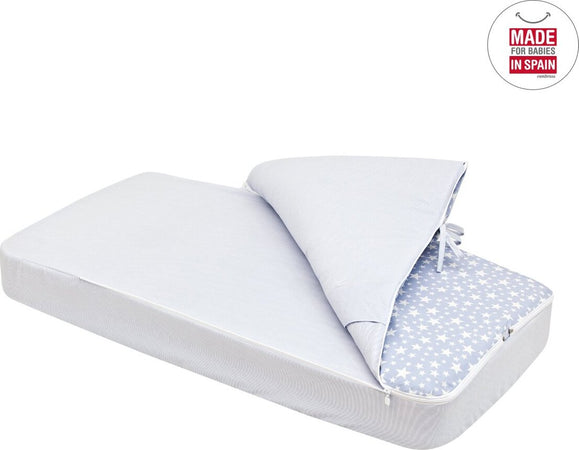 Sacca Piumone I/V Star Azzurro 60X120X3 Cm Casa e cucina/Tessili per la casa/Biancheria per culle e lettini/Biancheria bimbi/Piumini La Casa Del Bebè - Napoli, Commerciovirtuoso.it