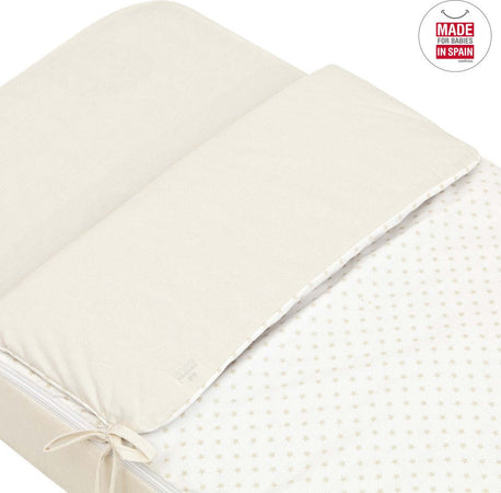 Sacca Piumone I/V Star Beige 60X120X3 Cm Casa e cucina/Tessili per la casa/Biancheria per culle e lettini/Biancheria bimbi/Piumini La Casa Del Bebè - Napoli, Commerciovirtuoso.it