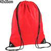 Sacca-Tinta-Unita-Zaino-Con-Corde-Zainetto-Scuola-Sport-Viaggi-Sacca-Sport