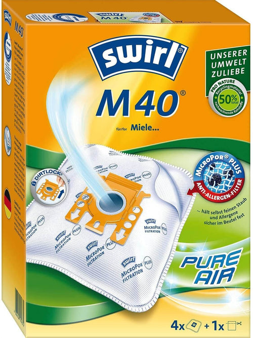 Sacchetti Aspirapolvere Swirl Compatibili Miele Orange