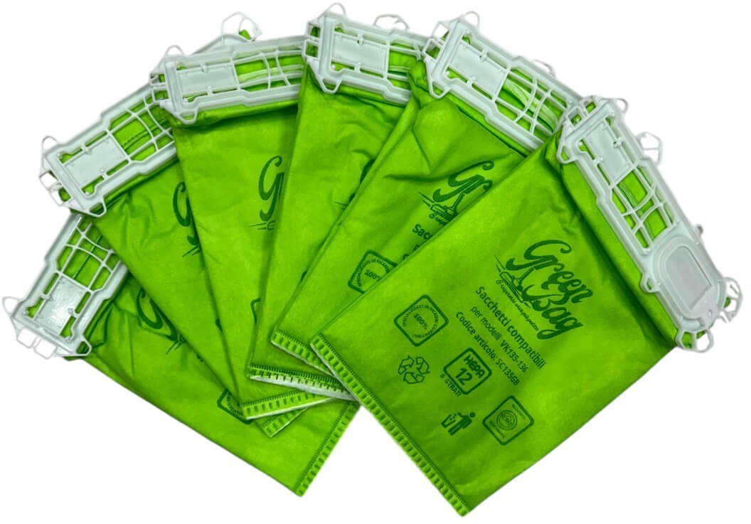 10 Sacchetti Per Aspirapolvere + 2 Filtri Compatibili Siemens VSZ 5 GPX1 Z 5.0 Extreme Green Power | Qualità Premium, 5 Strati, Made In Germany