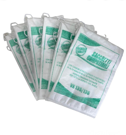 Sacchetti Compatibili per Vorwerk Folletto VK135 VK136 (6 PZ)