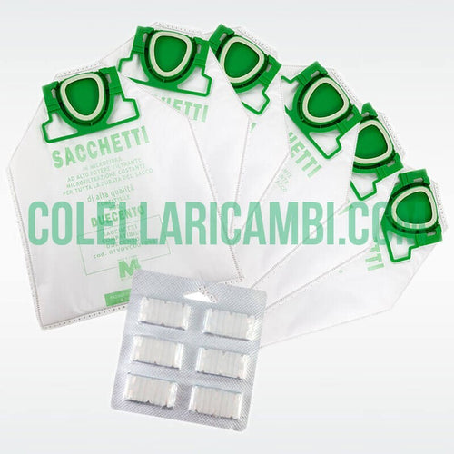 Sacchetti Compatibili Per Vorwerk Folletto Vk200 Con Profumi (6 Pz)