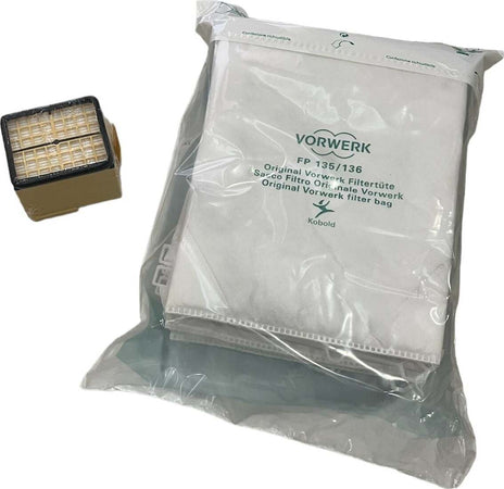 Sacchetti Folletto VK 135 / 136 + Filtro HEPA (originali) Casa e cucina/Aspirapolvere e pulizia di pavimenti e finestre/Accessori per aspirapolvere/Sacchetti per aspirapolvere/Sacchetti per aspirapolvere verticale Grow Up - Casoria, Commerciovirtuoso.it