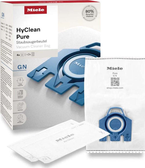 Sacchetti-HyClean-Pure-GN-x4-con-2-Filtri-per-Classic-C1,-Complete-C2,-C3,-S2,-S5,-S8