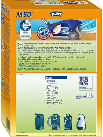 Sacchetti Originali Swirl Compatibili Aspirapolvere Miele