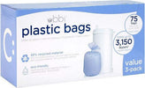 Sacchetti Plastica per Bidone Mangiapannolini UBBI 75 Pz Prima infanzia/Cambio del pannolino/Contenitori per pannolini usati e ricariche/Buste per mangiapannolini La Casa Del Bebè - Napoli, Commerciovirtuoso.it