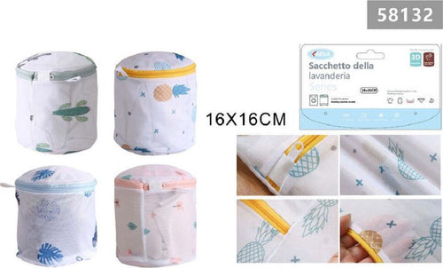 Sacchetto Lavaggio Rete Con Cerniera Biancheria Tondo 16x16 Cm A Fantasia 58132 Casa e cucina/Organizzazione interni/Organizzazione lavanderia/Sacchi da biancheria Trade Shop italia - Napoli, Commerciovirtuoso.it