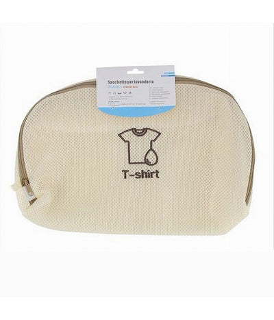 Sacchetto Lavanderia Lavatrice Lavaggio Biancheria Rete Maglia 35x2x10 Cm 59118