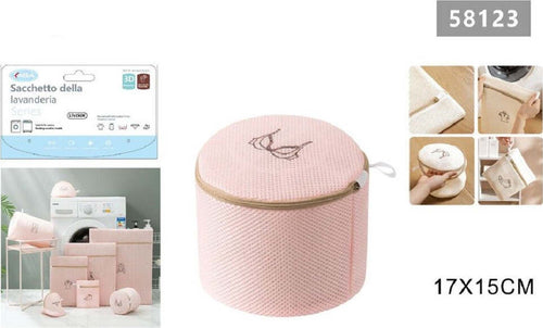 Sacchetto Lavatrice Rosa Borsa Biancheria Intima Lavaggio A Rete 17 X 15cm 58123 Casa e cucina/Organizzazione interni/Organizzazione lavanderia/Sacchi da biancheria Trade Shop italia - Napoli, Commerciovirtuoso.it