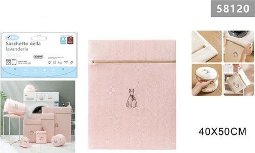 Sacchetto Lavatrice Rosa Borsa Biancheria Vestiti Lavaggio A Rete 40x50 Cm 58120 Casa e cucina/Organizzazione interni/Organizzazione lavanderia/Sacchi da biancheria Trade Shop italia - Napoli, Commerciovirtuoso.it