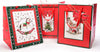 Sacchetto per confezioni regalo natalizie decorato con alberi e cavalli da 31 cm Casa e cucina/Decorazioni per interni/Addobbi e decorazioni per ricorrenze/Decorazioni natalizie/Oggettistica MagiediNatale.it - Altamura, Commerciovirtuoso.it