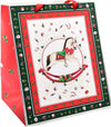 Sacchetto per confezioni regalo natalizie decorato con alberi e cavalli da 31 cm Casa e cucina/Decorazioni per interni/Addobbi e decorazioni per ricorrenze/Decorazioni natalizie/Oggettistica MagiediNatale.it - Altamura, Commerciovirtuoso.it