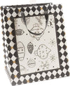 Sacchetto per confezioni regalo Nero natalizie decorato con palline da 31 cm Casa e cucina/Decorazioni per interni/Addobbi e decorazioni per ricorrenze/Decorazioni natalizie/Oggettistica MagiediNatale.it - Altamura, Commerciovirtuoso.it