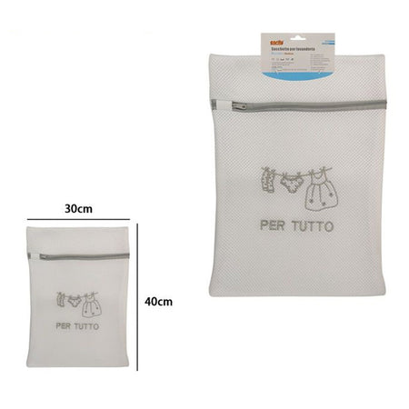 Sacchetto Per Lavanderia Lavatrice Rete 30x40cm Biancheria Intimo Calzini Vestiti 59378