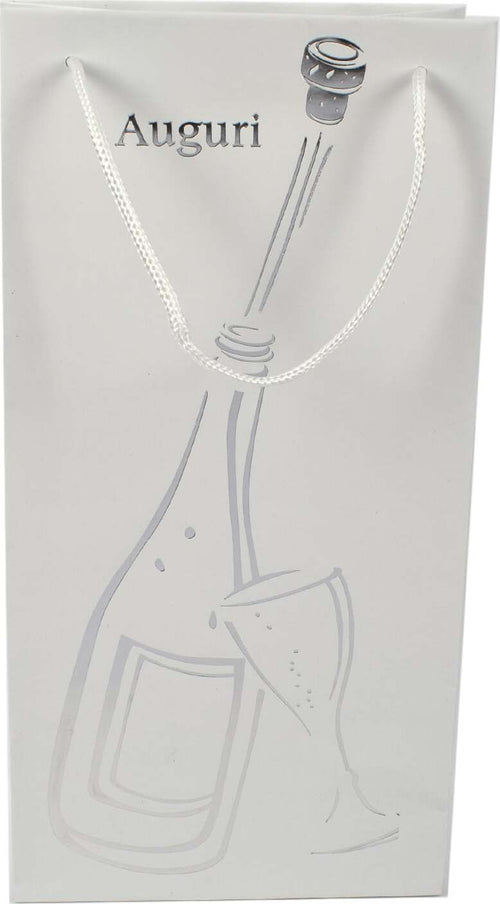 Sacchetto porta bottiglia per confezioni regalo h 36 cm Casa e cucina/Decorazioni per interni/Addobbi e decorazioni per ricorrenze/Decorazioni natalizie/Oggettistica MagiediNatale.it - Altamura, Commerciovirtuoso.it