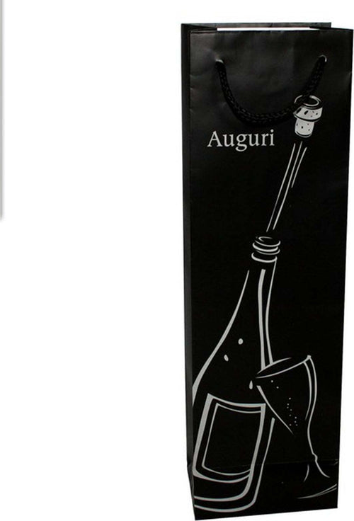Sacchetto porta bottiglia per confezioni regalo h 36 cm Casa e cucina/Decorazioni per interni/Addobbi e decorazioni per ricorrenze/Decorazioni natalizie/Oggettistica MagiediNatale.it - Altamura, Commerciovirtuoso.it