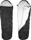 Sacco a Pelo 1 Posto Nero per Campeggio E Scout Sport e tempo libero/Attività ricreative all'aperto/Camping e outdoor/Letti e accessori da campeggio/Sacchi a pelo/Sacchi a pelo mummia Il Distintivo - Pesaro, Commerciovirtuoso.it