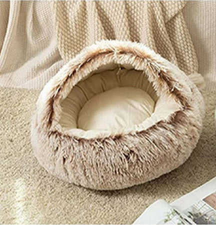 Sacco A Pelo Semi Chiuso Pelliccia Sintetica Morbido Per Gatti Cani Marrone 65cm Prodotti per animali > Prodotti per Cani > Cucce Trade Shop italia - Napoli, Commerciovirtuoso.it