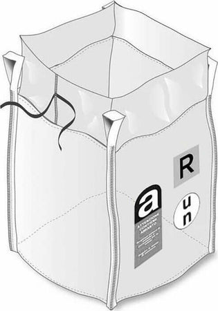 Sacco big bag Onu omologato per rifiuti