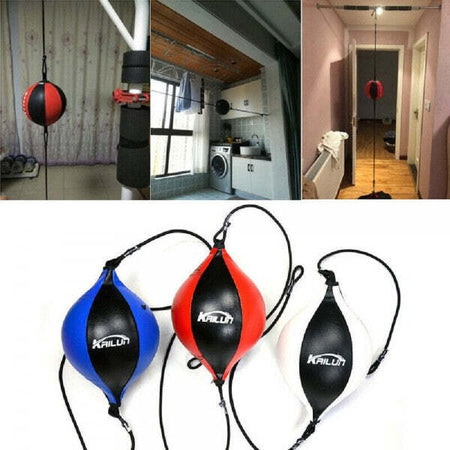 Sacco-Da-Boxe-Borsa-A-Sfera-A-Doppia-Estremità-In-Pu-Punch-Sport-Fitness-Adulti