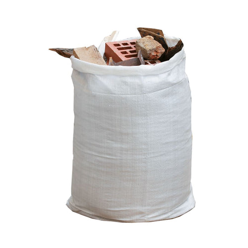 Sacchi per macerie 55 x 100 cm tipo resistente da 80 gr\mt, per raccolta olive in polipropilene intrecciato